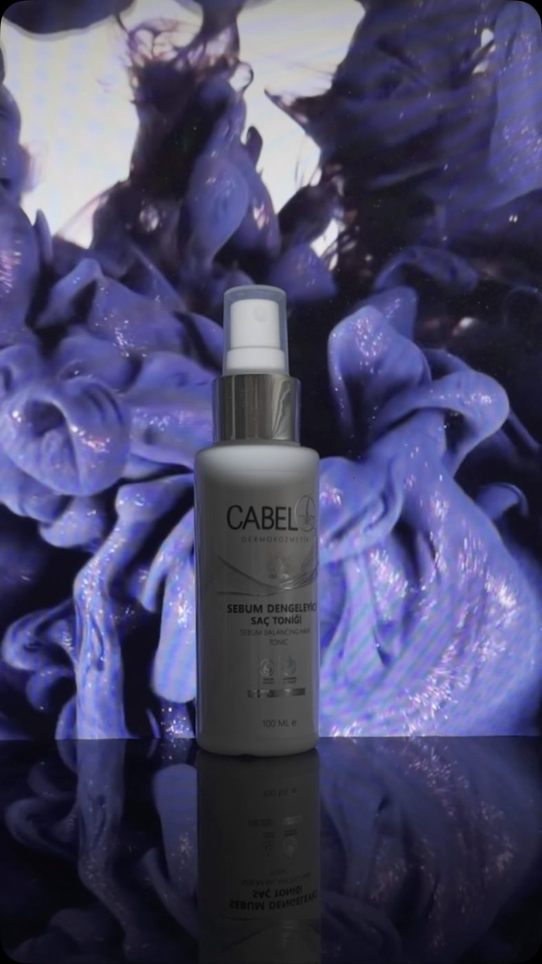 CABELO₃ Sebum Dengeleyici Saç Toniği 100 ml sprey şişe