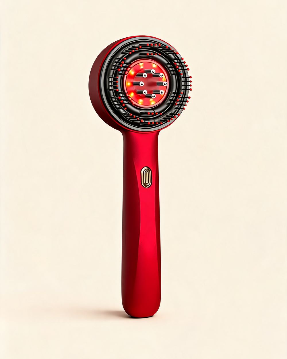 CABELO₃ Kırmızı LED'li Masaj Tarağı